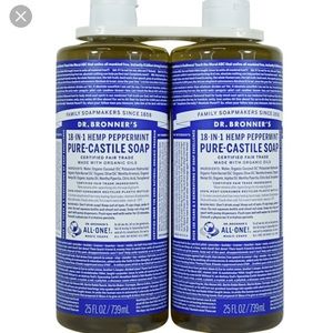 Dr Bronner’s Peppermint Pure Castile Soap